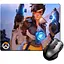 Игровая поверхность Nextprint Трейсер Овервотч Tracer Overwatch 220 х 180 мм (2550) - миниатюра 1