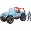 Игрушечная машинка Bruder Автомобиль Jeep Cross country Racer с фигуркой гонщика 1:16 (02541) - миниатюра 1