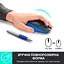 Мышь Logitech M190 Full-size Wireless Blue - миниатюра 3