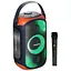 Колонка Hopestar Party 300, 80W/TWS/IPX5/RGB/12500mAh/микрофон, Grey-Red - миниатюра 1