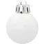 Комплект елочных шариков Chomik пластиковые 3 см белые 16 шт. (GIF2938) - миниатюра 3