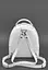 Кожаный женский мини-рюкзак Kylie белый - миниатюра 5