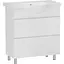 Тумба для підлоги RJ Aster-XO з умивальником RJ Lotus RZJ201 65 см Білий RJFU049-0165WHSET(RJFU049-0165WH + RZJ201) Білий - мініатюра 1