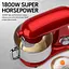 Кухонный комбайн планетарный Cookdeyi миксер тестомес 1800 Вт чаша 8 л SM 1522NM red - миниатюра 4