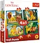 Набір Пазли - (4в1) - "Пригоди Короля Лева" / Дісней: "Король Лев" - мініатюра 1