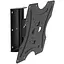 Настенный крепеж LCD/Plasma TV 15-43" Квадо К-40 цвет черный, до 40 кг, VESA: 200x200 мм, наклон: -22º ~ +5º, поворот: до 45 - миниатюра 1