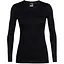 Термокофта Icebreaker 200 Oasis LS Crewe Wmn Black XS (1052-104 375 001 XS) - мініатюра 1