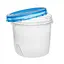 Контейнер лоток судочок круглий із кришкою PP, що закручується, 1 л 88091 - мініатюра 5