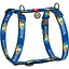 Шлея для собак Waudog Nylon анатомічна H-подібна з QR-паспортом, матеріал нейлон, малюнок "Прапор", пластиковий фастекс, розмір L - мініатюра 1
