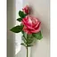 Роза искусственная Deluxe Real Touch на стебле 65 см латекс розовая - миниатюра 7