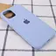 Чехол Silicone Case Full Protective AA для Apple iPhone 14 Plus 6.7 Голубой/Lilac Blue - миниатюра 2