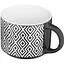 Чашка фарфоровая 330 мл Weaving F Ardesto бело-черная AR3473F - миниатюра 1