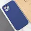 Чохол Epik Silicone Case Full Camera Protective AA NO LOGO для Apple iPhone 12 Pro 6.1 Синій/Deep navy - мініатюра 5