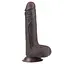 Фалоімітатор із присоскою LoveToy Sliding-Skin Dildo 7 17.5 см коричневий - мініатюра 19