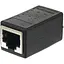 Адаптер з'єднувач RJ45 to RJ45 чорний - мініатюра 1