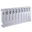 Радіатор біметалевий секційний Queen Therm 350/96 (кратно 10), Білий - мініатюра 1