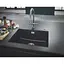 Мийка для кухні Grohe 610 x 457 мм, Granite Black (31655AP0) - мініатюра 5