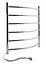 Электрический полотенцесушитель Navin Камелия 480x600 левый 10-007120-4860, Хром, Левое - миниатюра 2