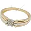 Золоте кільце Столична Ювелірна Фабрика з фіанітом. 140632 17 - мініатюра 1