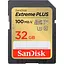Карта пам'яті Sandisk 32GB SDHC Extreme PLUS Memory Card + 2 years Rescue (SDSDXWT-032G-GNCIN) - мініатюра 1