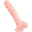 Фалоімітатор Medical Silicone Dildo 24 см тілесний - мініатюра 1