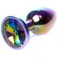 Анальна пробка Boss Of Toys Boss Series - Jewellery MulticOlour Plug Clear S, BS6400116, Радуга - мініатюра 1