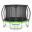 Батут с внутренней сеткой 4FIZJO Premium 12FT 374 см 4FJ0605 Black/Green (P-5907739314185) - миниатюра 2