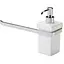 Тримач для рушника з дозатором Stilhaus Mizar хром MZ69D08 Білий - мініатюра 1