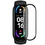 Полимерная пленка 3D (full glue) (тех.пак) для Xiaomi Mi Band 6 Черный - миниатюра 1