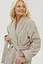 Халат unisex Lotus Home - Bold New Microcotton beige махровый XL - миниатюра 4