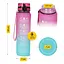 Пляшка для води 4FIZJO спортивна 1000 мл 4FJ0630 Pink/Sky Blue (P-5905973400770) - мініатюра 2
