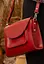 Жіноча шкіряна сумка Liv червоний краст - мініатюра 4
