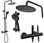 Душовя система Rea Vincent з термостатом black REA-P6600, Чорний - мініатюра 7