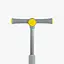 Детский самокат Skyper RD-3672 желтый - миниатюра 3