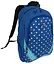 Молодежный городской рюкзак 25L в горох SemiLine 43х34х19 см sum0024121 - миниатюра 2