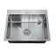 Кухонная мойка Zerix ZH5050-215.SUS304 MX1581, Нержавеющая сталь - миниатюра 1