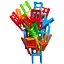 Настольная интерактивная игра Ummi 301 Balance Chairs 18 pcs Colorful - миниатюра 1