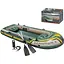 Чотиримісний човен для риболовлі Intex Seahawk 400 68351 NP з алюмінієвими веслами і насосом в коробці - мініатюра 4