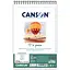 Альбом для эскизов и рисунка на спирали Canson CÀGRAIN 224 г/м² 30 листов белая бумага - миниатюра 1