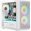 Корпус LogicConcept PORTOS MESH+GLASS ARGB fans 3x120mm WHITE без БЖ mATX - мініатюра 1