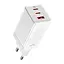 Сетевое зарядное устройство Baseus GaN3 Pro Fast Charger 2C+U на 65W (CCGP050102) блок белый - мініатюра 2