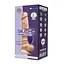 Фалоімітатор з вібрацією SilexD Vetus Vibro Flesh (MODEL 1 size 8in) + LRS, двошаровий, діаметр 4, - мініатюра 4