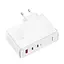 Адаптер - блок на 3 порти - зарядне Baseus Gan5 Pro Fast Charger 140W (CCGP100202) + кабель C to C - мініатюра 1