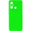 Чохол Getman TPU Liquid Silk Full Camera для Xiaomi Redmi 12C Салатовий/Neon Green - мініатюра 1