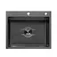 Кухонна мийка Kroner KRP Derby - 6050HM PVD (2,5/0,5 мм) CV027242, Чорний - мініатюра 1