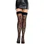 Панчохи Leg Avenue Worship Me Cross Net Thigh Highs One Size - мініатюра 5