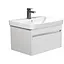 Тумба Мойдодир Prime 60-А з умивальником Vivace 60 підвісна Білий - мініатюра 1
