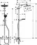 Душова система з термостатом Hansgrohe 27267000, Хром - мініатюра 2