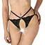 Сексуальні трусики з доступом Art of Sex - Lulu, розмір XS-M, Чорний - мініатюра 1