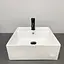 Умивальник VBI Teramo S white накладний підвісний VBI-014700, Білий - мініатюра 3